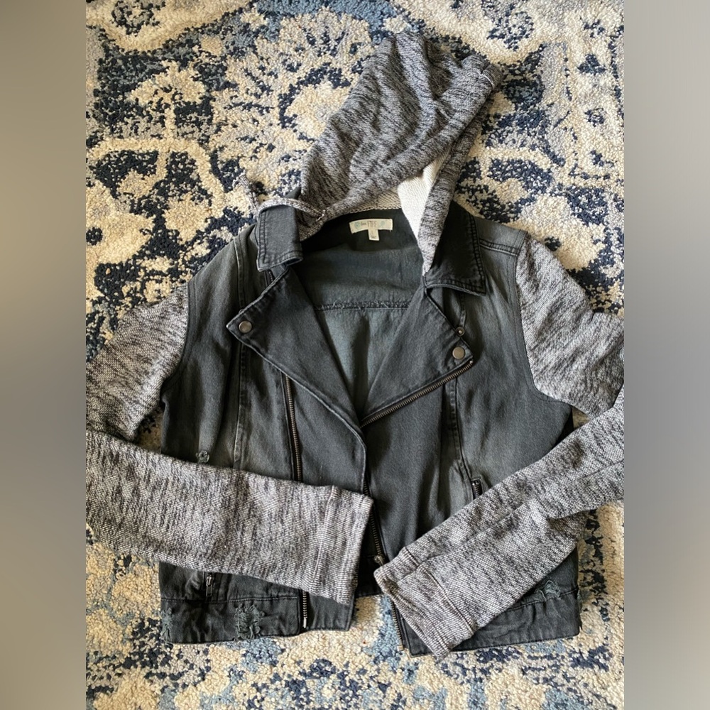 Denim/sweatshirt jacket
